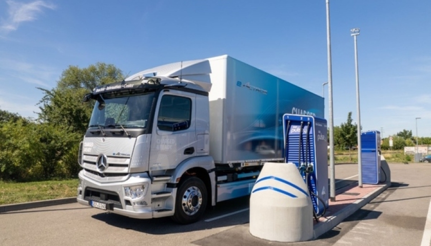 e-truck charging stations